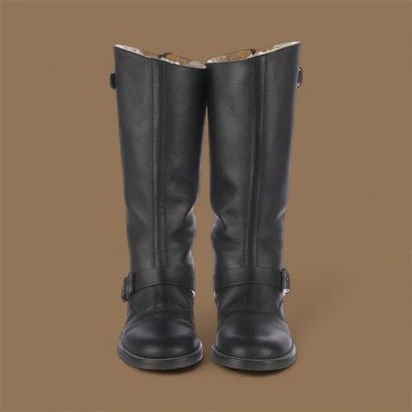 Black Leather GUCCI boots - Picture 7 of 14